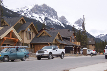 Tres hermanas, pueblo de montaña, Parque Nacional Banff