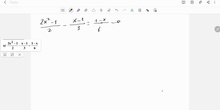 Ecuación con denominadores numéricos