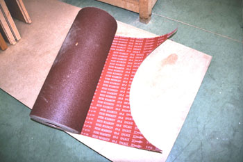 Rollo de lija para lijadora de disco