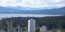 Vista del norte de Vancouver