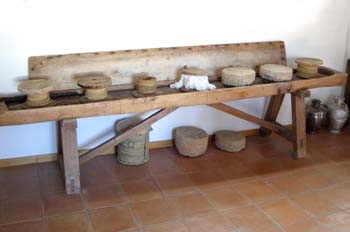 Utensilios para elaborar quesos