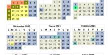 Calendario Escolar curso 2020-21