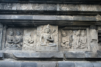 Relieve, Prambanan, Jogyakarta, Indonesia