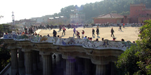 Gran Plaza, Parque Güell, Barcelona