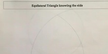 Equilateral Triangle knowing the side