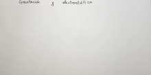 Gravitación y electrostática