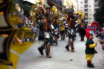 Comparsa en el desfile de carnaval - Badajoz