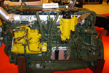 Motor con sistema de alimentación Common-rail.