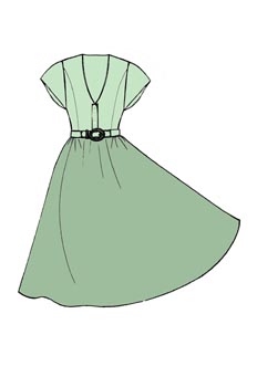 Conjunto de falda y blusa