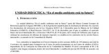 UD 25. En el medio ambiente está tu futuro