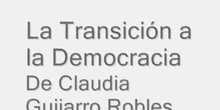 Transición a la democracia de Claudia G