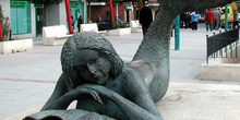 Escultura de Sirena en Leganés