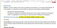 Lengua II Tema 2 Clase 36 20251127 - La narración