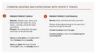 Present and Perfect tenses C2 Advanced level