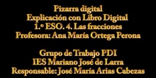 Matemáticas: Libro Digital con Pizarra Digital, Ana, Fracciones