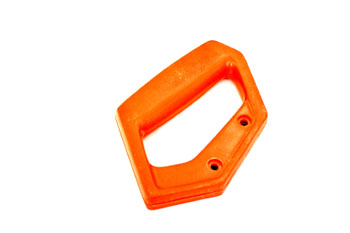 Mango cerrado de plástico de una sierra