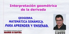 Interpretación geométrica de la derivada