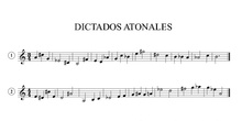 DICTADOS ATONALES
