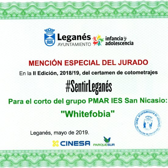 Diploma Cortometraje Whitefobia PMAR 2019