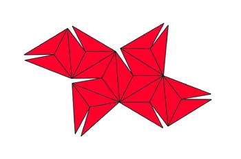 Desarrollo de un triaquisoctaedro