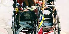 Rickssaw con conductor, Tailandia