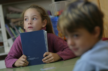 Niños en el aula