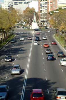 Glorieta de Emilio Castelar en Paseo de la Castellana, Madrid
