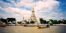 Wat Arun y Chao Phraya River, Bangkok, Tailandia