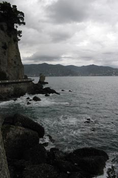 Acantilado en Liguria