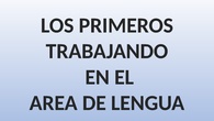 1º TRABAJANDO LENGUA. CEIP PINOCHO 2017/18