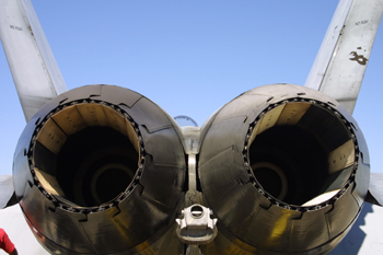 Toberas de escape EF-18 Hornet