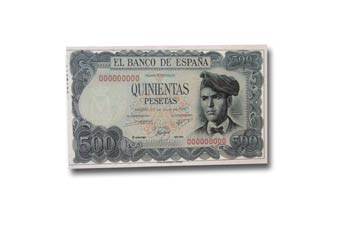 Pesetas , anverso