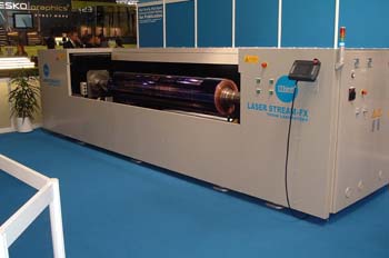 Grabación del cilindro impresor