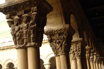 Capiteles del claustro de la Catedral de Tudela, Navarra