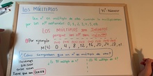 LOS MÚLTIPLOS 4º EDUCACIÓN PRIMARIA
