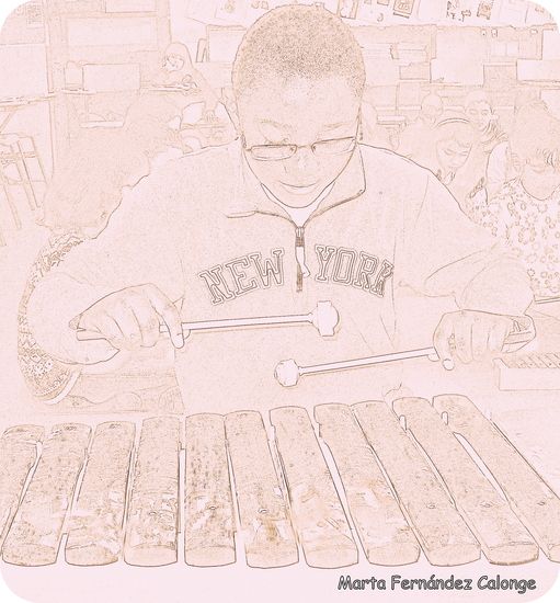 Instrumentos musicales. Xilófono