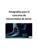 Dossier de fotos concurso