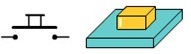 Push switch symbol