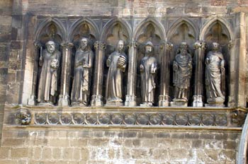 Detalle de la Iglesia del Santo Sepulcro, Estella, Navarra