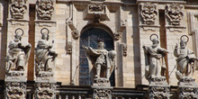 Detalle de la fachada de la Catedral de Jaén, Andalucía