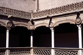 Patio interior de la Casa de las Conchas, Salamanca