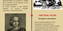 Infografía Día de la Hispanidad para Primaria
