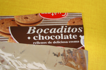 Envoltorio de galletas