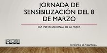 Jornada sensibilización 8 de Marzo
