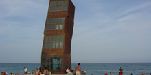 Lucero herido, Playa de la Barceloneta, Barcelona