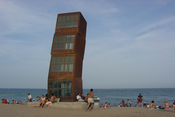 Lucero herido, Playa de la Barceloneta, Barcelona