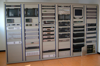 Sala de control de televisión