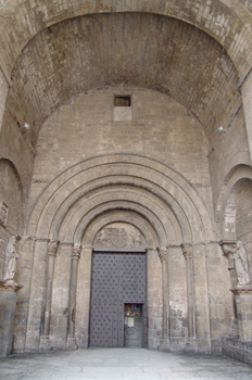 Portada occidental, Catedral de Jaca
