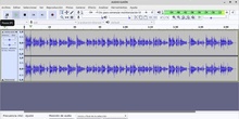 Importar música a Audacity junto al audio del guión de radio