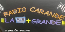 Radio Carande 1ª emisión 18/11/2022